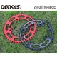 DECKAS Round Oval 104BCD 40/42/44/46/48/50/52T Mountain Bicycle Chainring MTB Bike For Shimano 8-12S