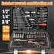 Professional 216PCS Socket Ratchet Spanner Screwdriver Socket Set Car Repair Tool Metalworking