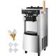 Portable Soft Ice Cream Machine Commercial 6L YKF-8228H With 2+1 Flavors Standing Ice Cream Maker