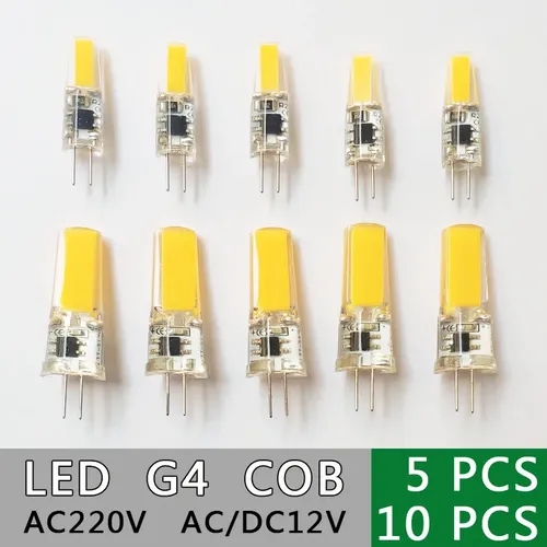 Dimmbare GreenEye LED G4 COB Lampe Birne 6W 10W AC/DC 12V 220V COB SMD LED G4 Dimmbare Lampe