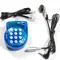 Tragbares Mini-Festnetztelefon mit Kabel, mit Headset, Tastenzifferblatt, schnelle Wahlwiederholung, kleines Telefon für Bürokonferenzen, blauer Yokat