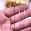 Neue 5yards/lot Gold/Silber Überzogene Halskette Kette für Schmuck Die Entdeckungen DIY Halskette