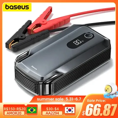 BASEUS Starthilfe Power Bank 12V Booster für Auto Starten 20000mAh 10000mAh Batterie Schnell