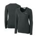 Women's Cutter & Buck Charcoal UTSA Roadrunners Lakemont Tri-Blend V-Neck Pullover Sweater
