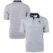 Men's Cutter & Buck Navy/White UNC Wilmington Seahawks Big Tall Virtue Eco Pique Micro Stripe Recycled Polo