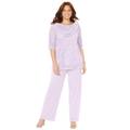 Plus Size Women's Sparkle & Lace Pant Set by Catherines in Heirloom Lilac (Size 32 WP)
