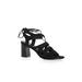 WIDE FIT Strap Lacey Heel - black