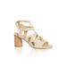 WIDE FIT Strap Lacey Heel - beige