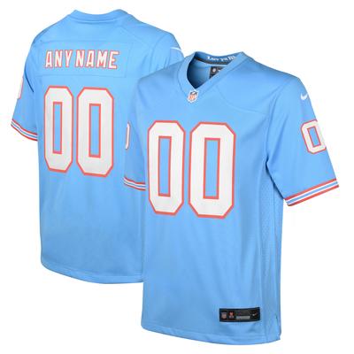 Tennessee Titans Secondary Alternate Oilers Throwback-Spieltrikot – Personalisiert – Alle Ligen ziegen Image