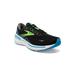 Brooks Adrenaline GTS 23 Running Shoes - Men's Black/Hawaiian Ocean/Green 13 Medium 1103911D006.130