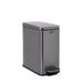 cangbaoge 2.6 Gallons Steel Step On Recycling Bin Stainless Steel in Black/Gray | 14.7 H x 6.9 W x 13.5 D in | Wayfair S0144728