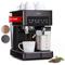 Klarstein Cafetiere avec Mousseur de Lait Cafetières Machines à Café et Machines à Expresso 20 Bar