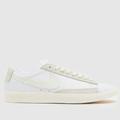 Nike blazer low leather trainers in white & beige