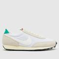 Nike dbreak vintage trainers in white & green