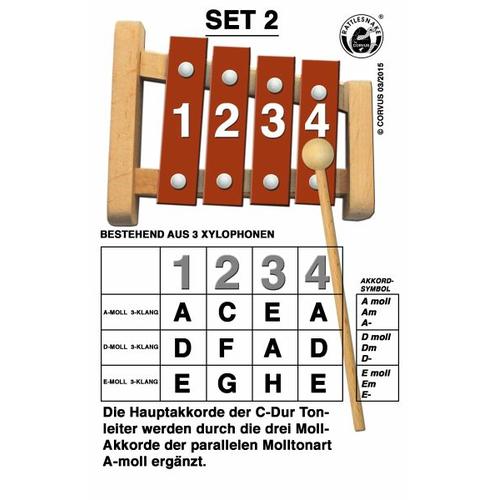 Corvus A600282 – Rattlesnake, Akkord-Glockenspiel Set 2, Xylophon – Corvus