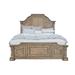 Garrison Cove King Panel Bed with Panel Footboard - Home Meridian P330-BR-K3