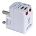 QVS International Power Adapter Plug Kit (White) PA-C4