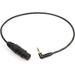 Remote Audio Unbalanced Adapter Cable 3-Pin XLR Female to 3.5mm RA TS Mini-Jack (18") CAX3F1/8MSD