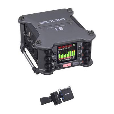 Zoom F6 6-Input / 14-Track Multitrack Field Recorder Kit with Wearable Protectiv ZF6