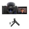 Sony ZV-1 Digital Camera With Vlogger Accessory Kit (Black) DCZV1/B