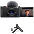 Sony ZV-1 Digital Camera With Vlogger Accessory Kit (Black) DCZV1/B