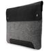 MegaGear Genuine Leather and Fleece 16" MacBook Sleeve Bag (Black & Gray) MG1915