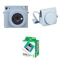 FUJIFILM INSTAX SQUARE SQ1 Instant Film Camera with Case and Film Kit (Glacier Blue) 16670508