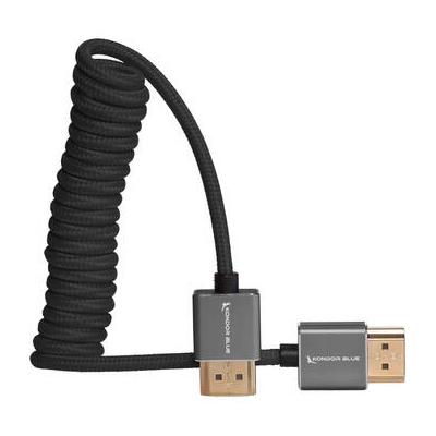 Kondor Blue Coiled High-Speed HDMI 2.0 Braided Cable (12 to 24