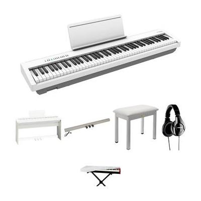 Roland FP-30X Home / Studio Bundle with Digital Piano, Headphones, Stand, Bench, P FP-30X-WH