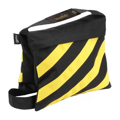 Impact Filled Saddle Sandbag (20 lb, Caution Striped) SBF-CS-20