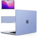 iBenzer Neon Party Case for MacBook Air 13.6" M2 2022 (Serenity Blue) LC-NPT-AT13-KK-SRL+1