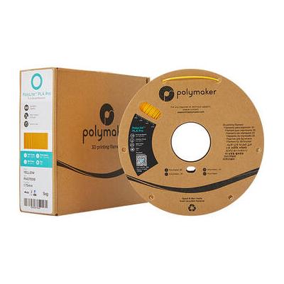 Polymaker 1.75mm PolyLite PLA Pro Filament (1kg, Yellow) PA07009