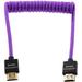 Kondor Blue Gerald Undone MK2 Coiled High-Speed HDMI Cable (12 to 24", Purple) KB-FHDMI-M212-P