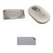 Logitech Wireless POP Keys & Silent Mouse + Studio Desk Mat Bundle (Mist) 920-011232