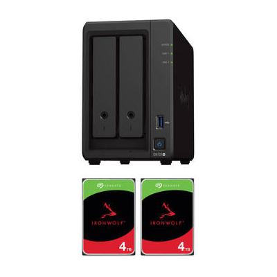 Synology 8TB DiskStation DS723+ 2-Bay NAS Enclosure Kit with Seagate NAS Drives (2 x DS723+
