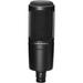 Audio-Technica AT2020 Cardioid Condenser Microphone (Black) AT2020