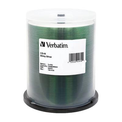 Verbatim CD-R Silver Silk Screen Disc (Spindle Pac...