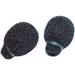 Rycote Miniature Black Lavalier Foam (Black, 2-Pack) 105504