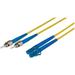 Camplex Duplex ST to Duplex LC Singlemode Fiber Optic Patch Cable (Yellow, 9.84') SMD9-ST-LC-003