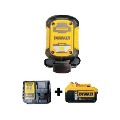 DeWALT 1 Amp Professional Battery Maintainer Kit With 20V Lithium Battery Pack Plus Charger Yellow/Black DXAEOBDK
