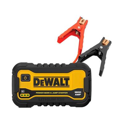 DeWALT 1600 Peak Amp Jump Starter With USB Power Station Yellow/Black DXAELJ16