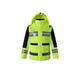 HJHJ Reflective workwear Adult Reflective Suit, Fluorescent Yellow Safety Jacket Polyester High-visibility Rain Gear Waterproof Breathable Overalls reflective vest gift (Size : Medium)