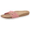 Pantolette ROHDE, Damen, Gr. 36, rosa (altrosa), Veloursleder, klassisch, Schuhe, Keilabsatz, Sommerschuh, Schlappen mit vorgeformtem Softfußbett