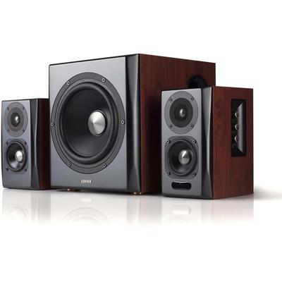 Edifier S350DB Bluetooth Bookshelf Speakers with SUB Brown Large 4003158
