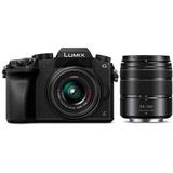 Panasonic Lumix G7 Mirrorless Camera with 14-42mm and 45-150mm Lenses (Black) DMC-G7WK