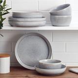 Mikasa Huxley 9 Piece Dinnerware Bowl Set, Service For 3 Ceramic/Earthenware/Stoneware in Gray | 10.5 D in | Wayfair 5296555