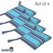 Highland Dunes Knife Edge Indoor/Outdoor Sunbrella Cushion Acrylic | 2.5 H x 20 W in | Wayfair W2019-SET4-C