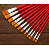 Rod red oil paint brush nylon 1-12 number suit of manufacturers direct sales brush painting