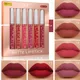 6PCS/SET Liquid Lipstick Matte No-stick Cup Long Lasting Lipgloss Waterproof Moisturizer Lip Glosses