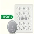 20PCS 3.6V LIR2032 lir 2032 lithium ion rechargeable battery 40mah Li-ion button coin cell replace